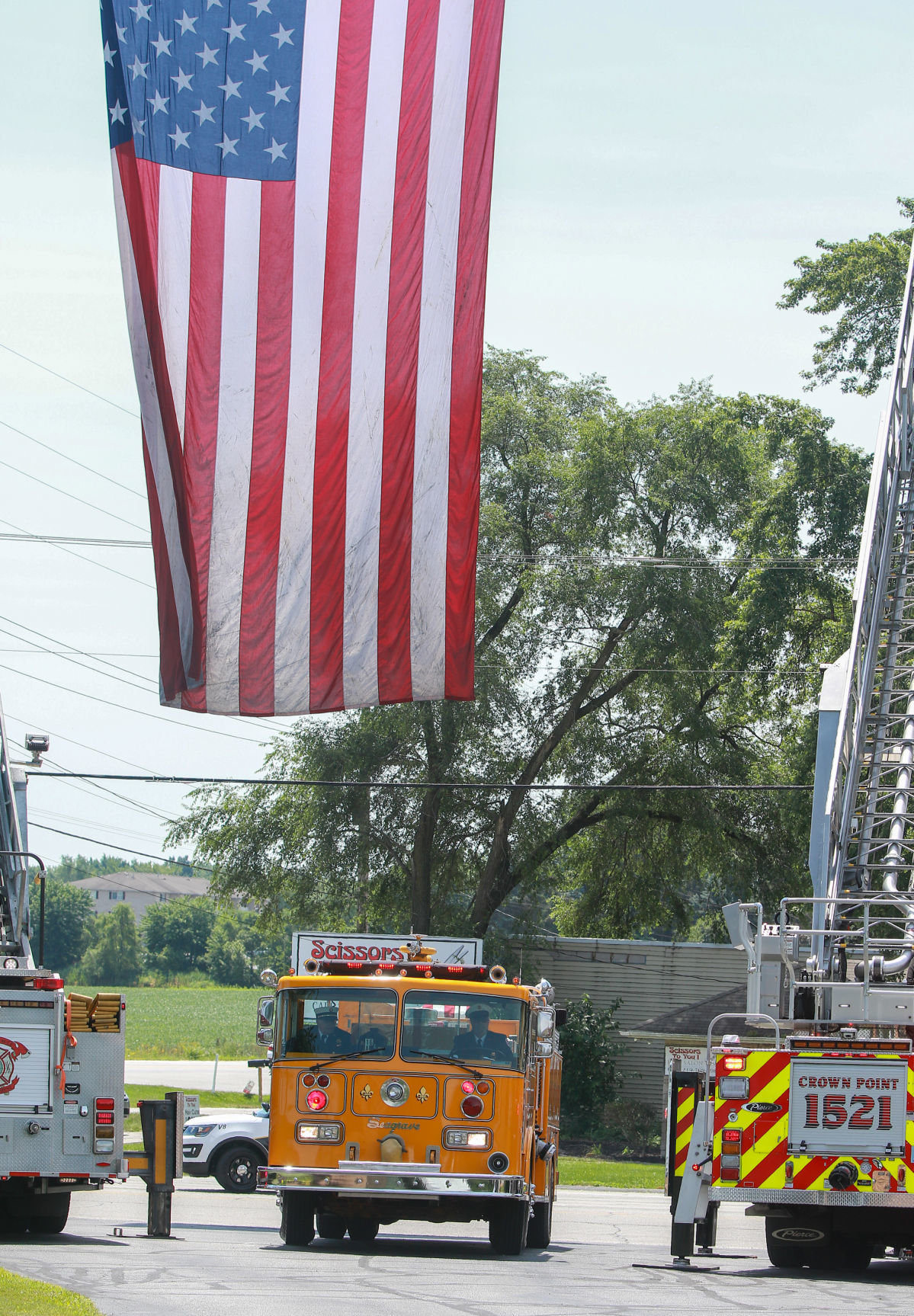 Funeral of former Griffith Fire Chief George Thiel